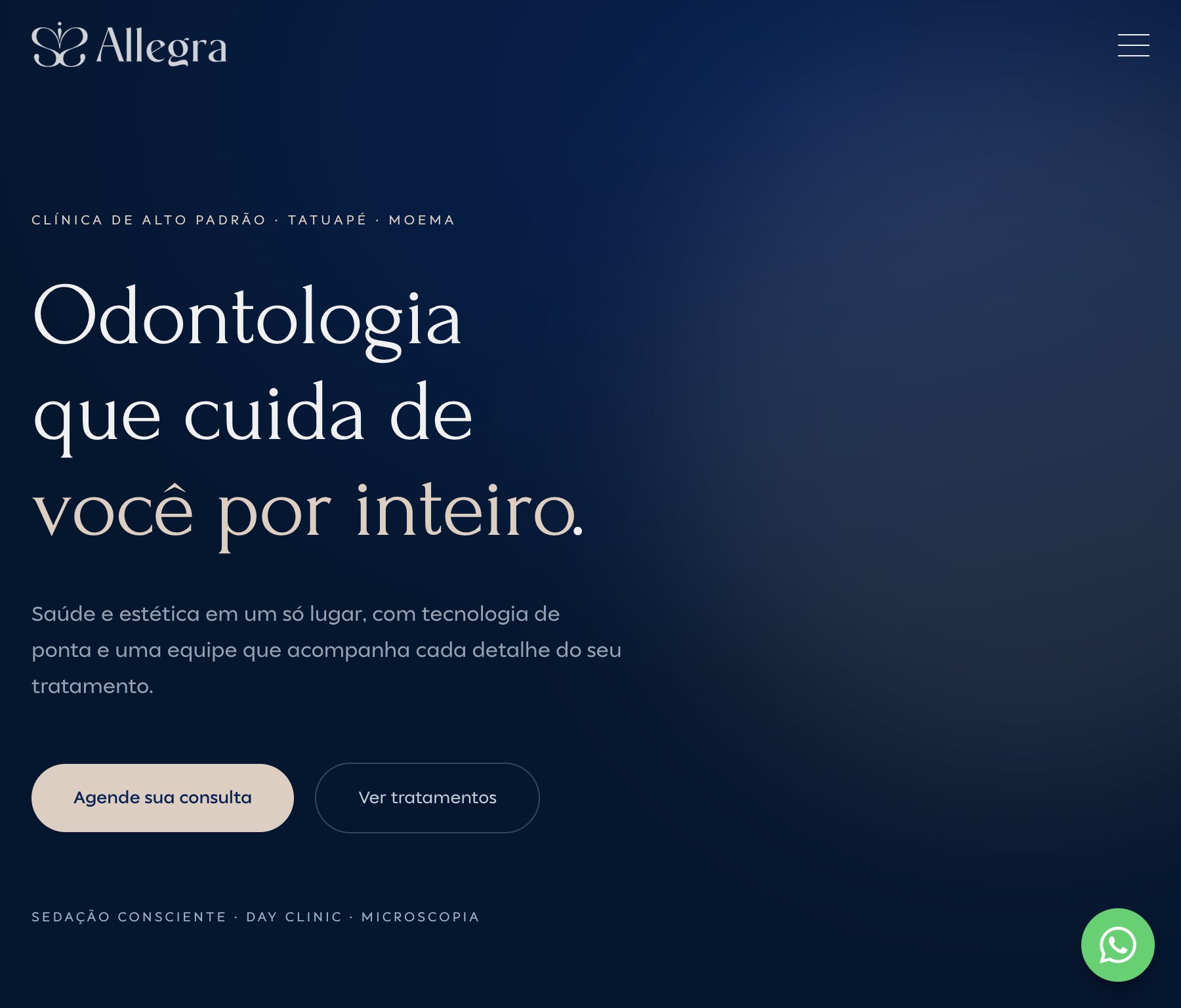 Site Allegra Odontologia