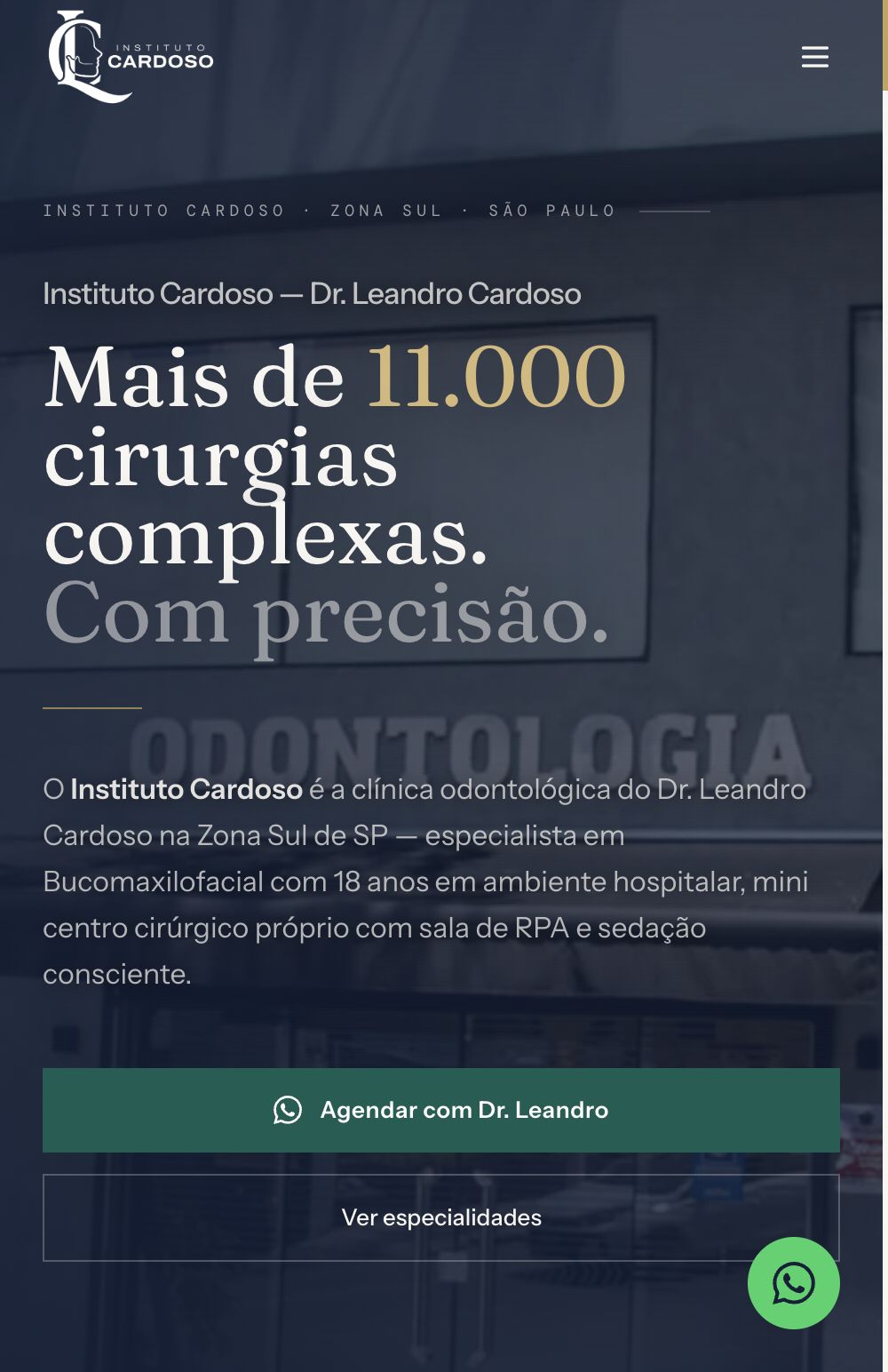 Site Instituto Cardoso